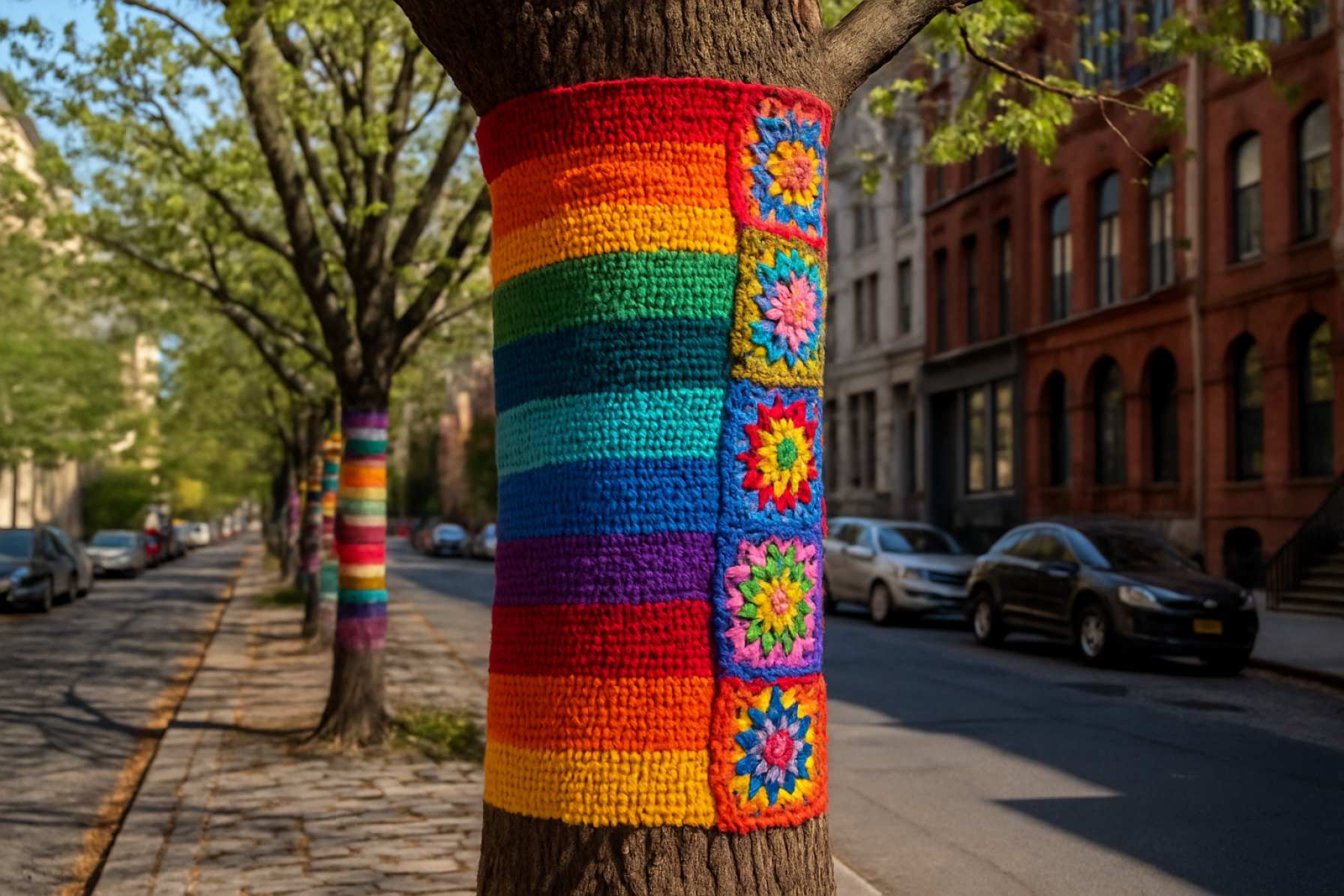 Yarnbombing: The Colorful Revolution Transforming Urban Spaces